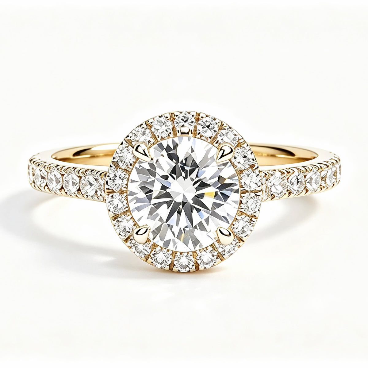 The Classic Halo Lab-Grown Diamond Engagement Ring