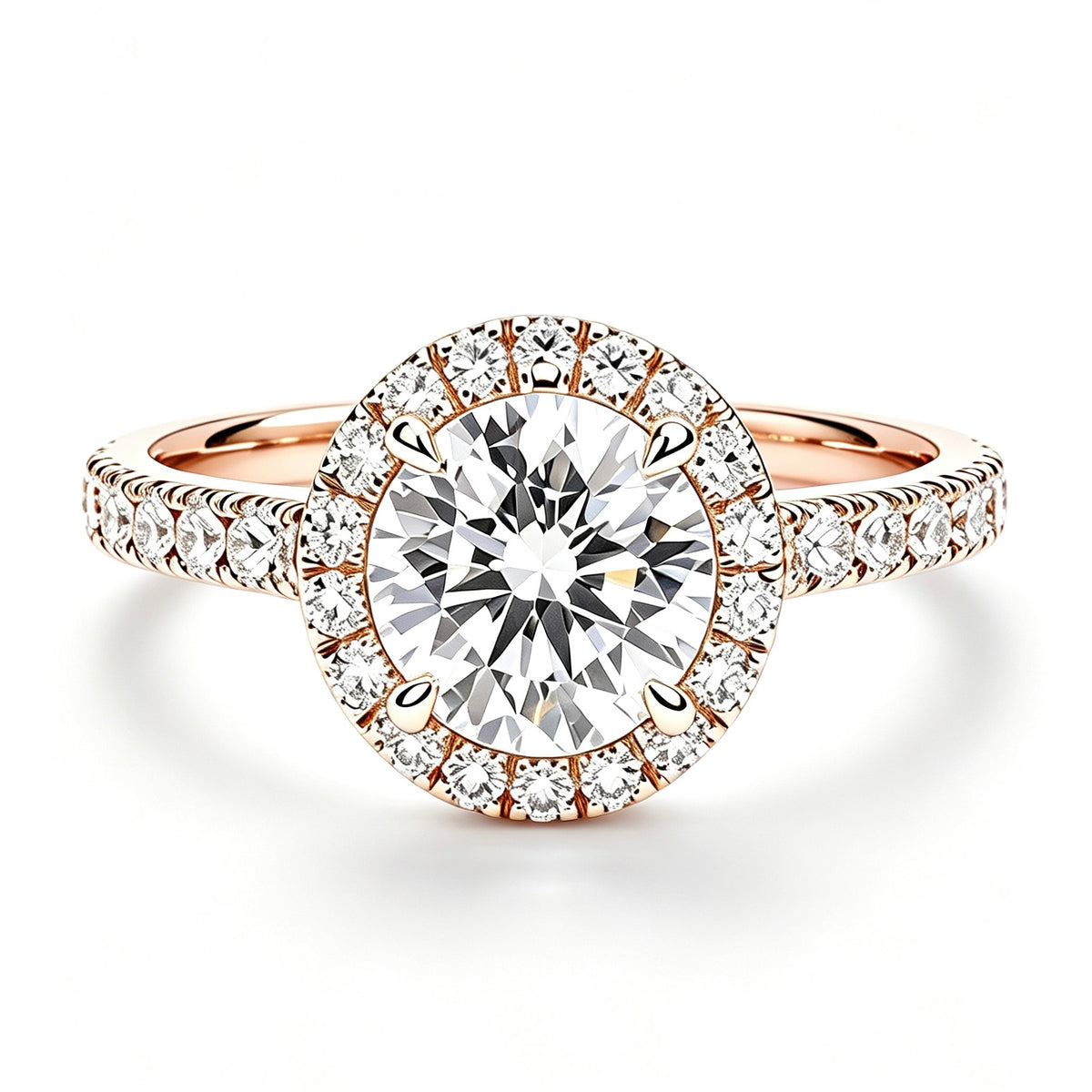 The Classic Halo Lab-Grown Diamond Engagement Ring
