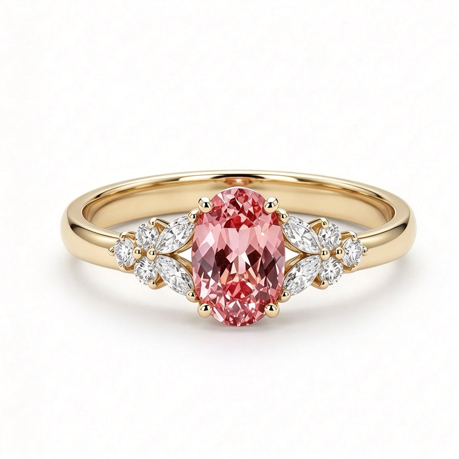 Cherry Blossom Butterfly Pink Ring