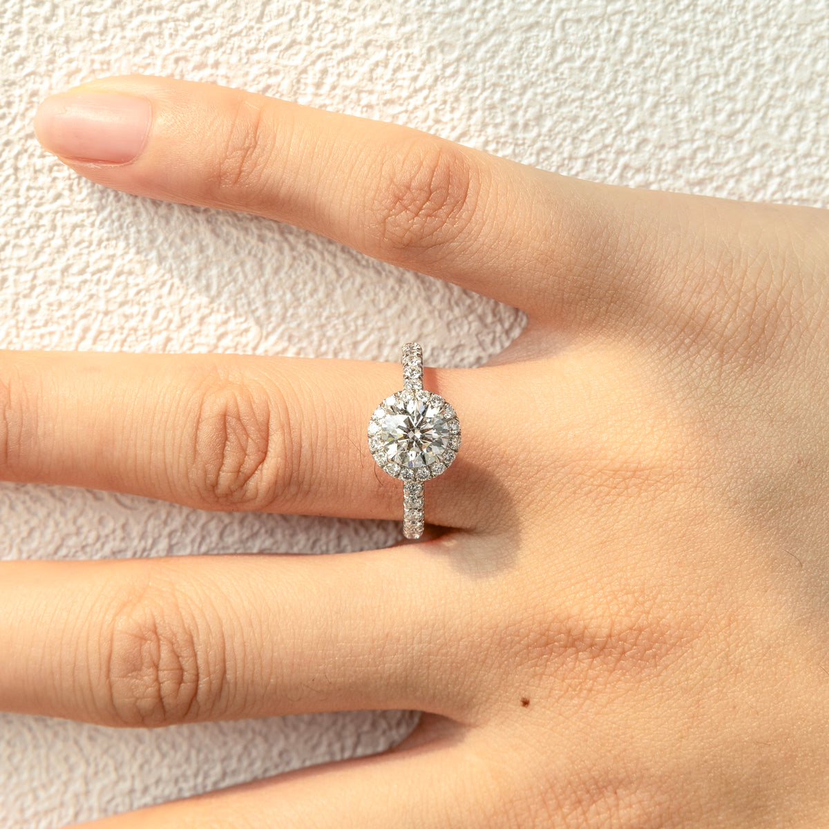 The Classic Halo Lab-Grown Diamond Engagement Ring